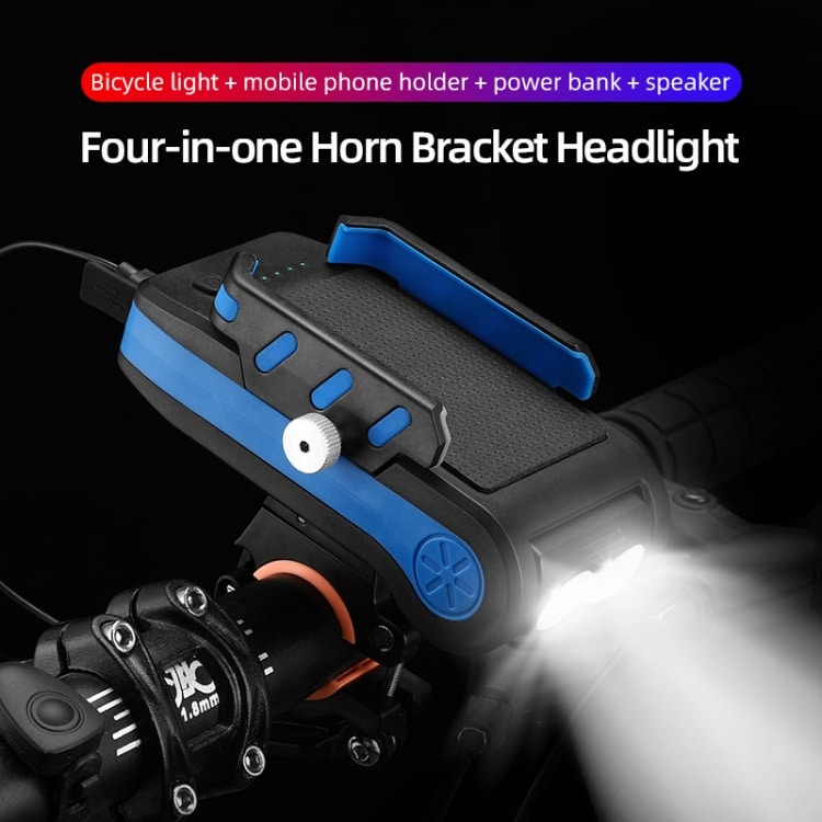 4-In-1 Bike Front Light with Mobile Holder & Horn | Mountain Bike Essential 5 4-In-1 Bike Front Light With Mobile Holder &Amp; Horn | Mountain Bike Essential - Image 5