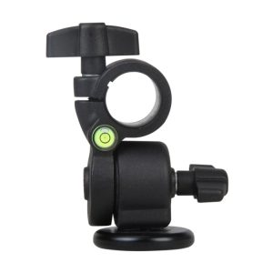 2. Adjustable smartphone mount holder with built-in level indicator for secure positioning during video calls and photography.