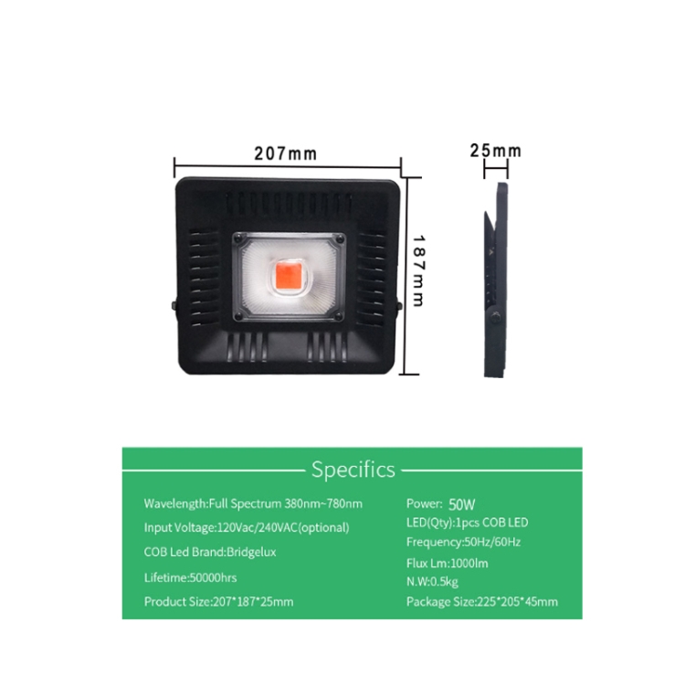 Ultra-Thin Full Spectrum LED Plant Light for Greenhouse Growth - Plug-In 2 Ultra-Thin Full Spectrum Led Plant Light For Greenhouse Growth - Plug-In - Image 2