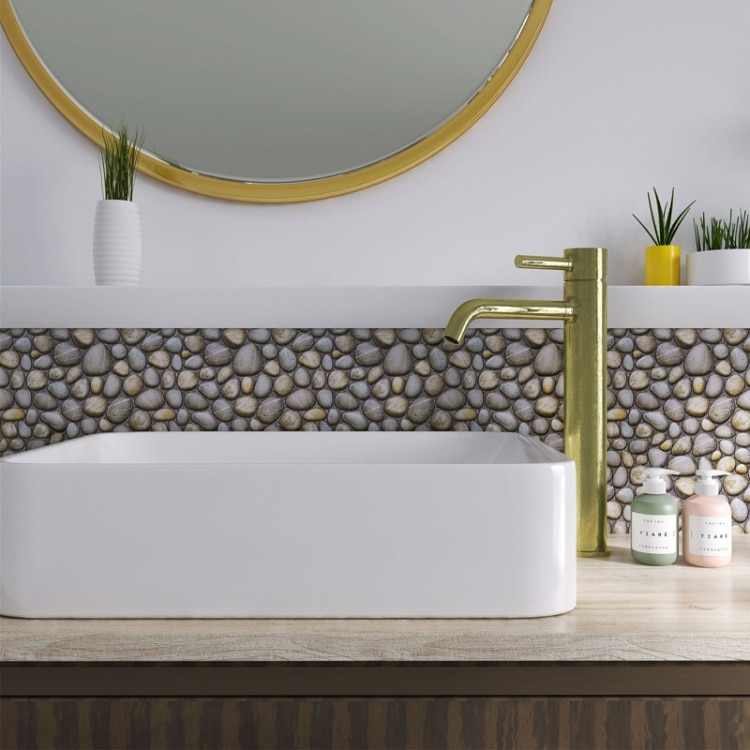 3D Crystal Epoxy Self-Adhesive Bathroom Tile Sticker - Easy Simulation Wall Application 4 3D Crystal Epoxy Self-Adhesive Bathroom Tile Sticker - Easy Simulation Wall Application - Image 4