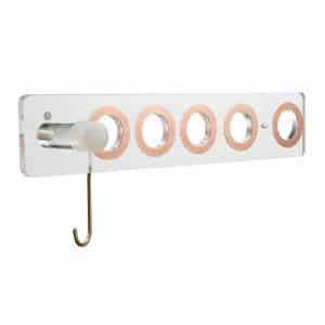 Dyson Compatible Acrylic Hair Dryer Storage Bracket - Punch-Free Holder