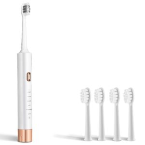 AW-175 Sonic Electric Toothbrush Duo Pack - USB Rechargeable for Couples