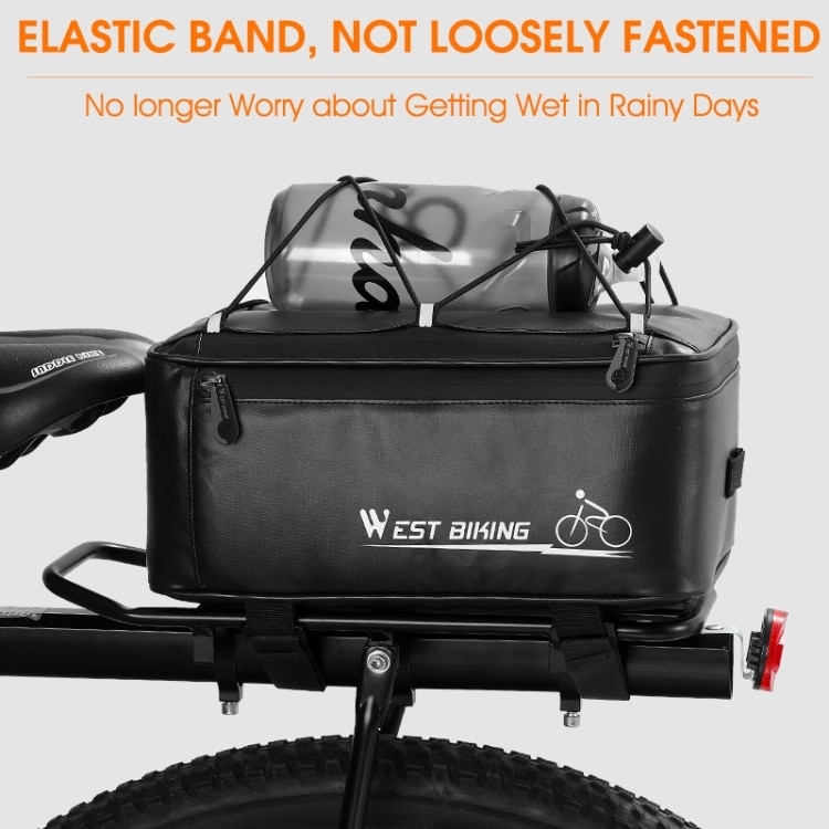 WEST BIKING Electric Bike Back Seat Storage Bag - Waterproof & Mountain Ready 3 West Biking Electric Bike Back Seat Storage Bag - Waterproof &Amp; Mountain Ready - Image 3