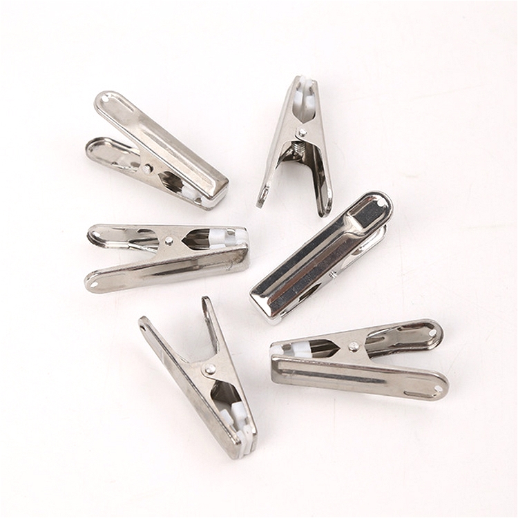 20 PCS Stainless Steel Laundry Folder Peg Clothes Storage Clip Set 4 20 Pcs Stainless Steel Laundry Folder Peg Clothes Storage Clip Set - Image 4