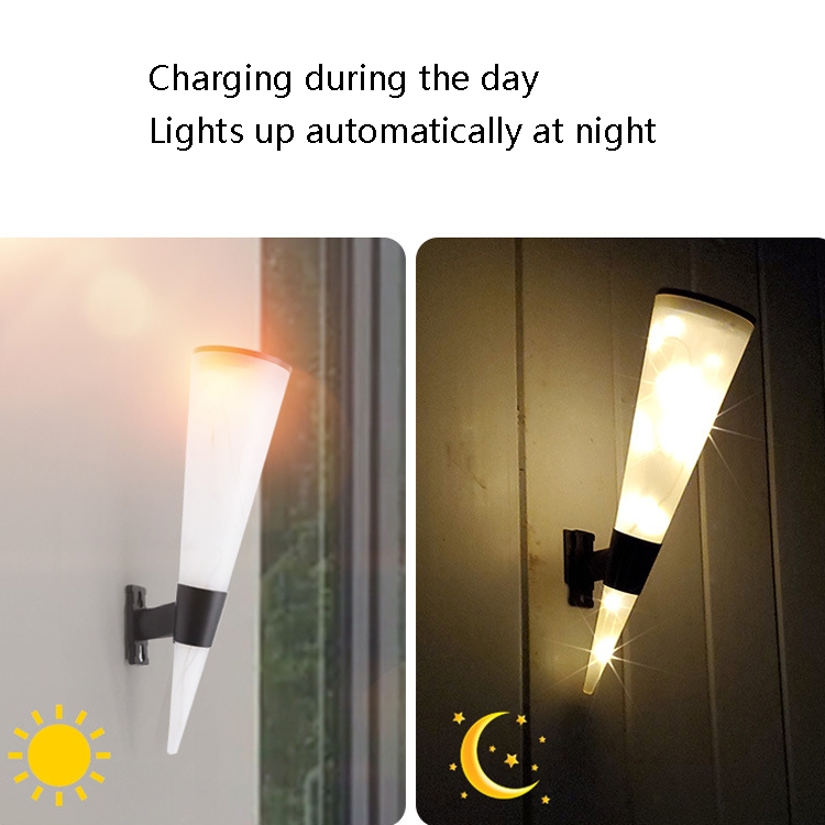 Illuminate Your Garden with N231 Circular Cone Solar Wall Lamp - Efficient Outdoor Lighting 4 Illuminate Your Garden With N231 Circular Cone Solar Wall Lamp - Efficient Outdoor Lighting - Image 4