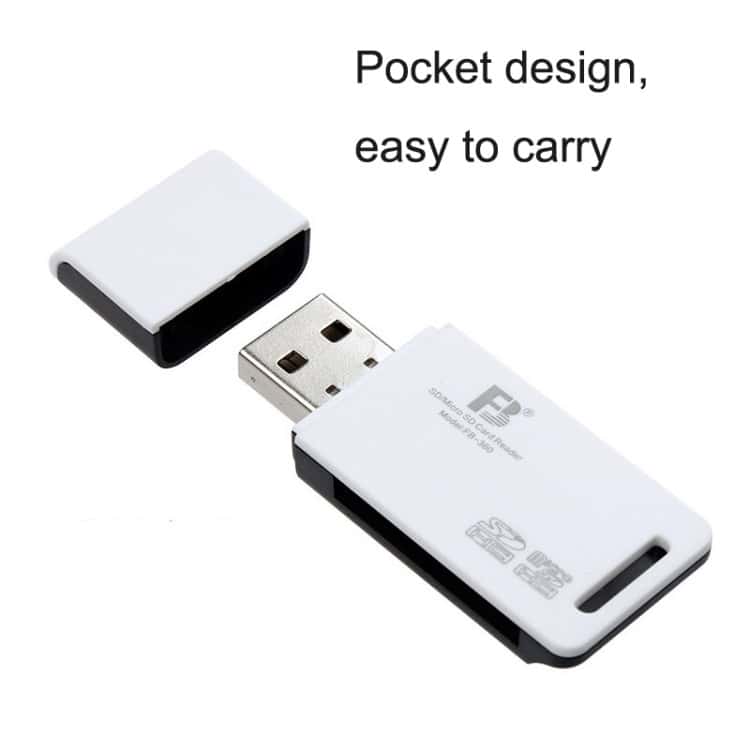USB 2 in 1 Computer Card Reader for FB FB-360, 5 PCS - Fast Data Transfer 3 Portable Usb Flash Drive With Removable Cap, Compact Pocket Design, Easy To Carry For Data Storage And Transfer.