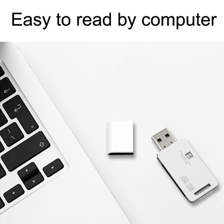 USB 2 in 1 Computer Card Reader for FB FB-360, 5 PCS - Fast Data Transfer 5 Usb Flash Drive With Computer Keyboard On White Background, Portable Storage Device, Data Transfer, Computer Accessories, Technology Gadgets, Syndmart.