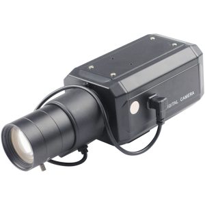 High-resolution security digital camera with night vision for surveillance applications.