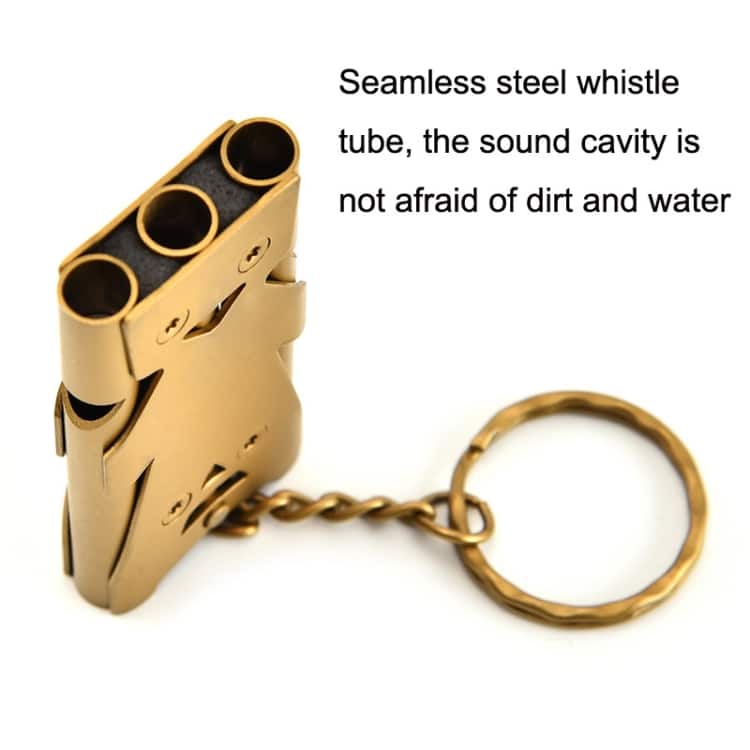 Stainless Steel Outdoor Survival Whistle - High Decibel Three-Tube Rescue 2 Stainless Steel Outdoor Survival Whistle - High Decibel Three-Tube Rescue - Image 2