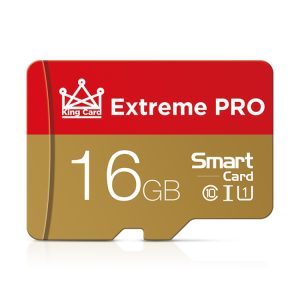 16GB King Card Extreme PRO smart SD card for high-speed data transfer and storage. Perfect for cameras, smartphones, and tablets requiring reliable performance.