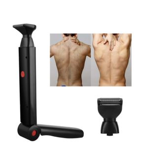 B7 2-in-1 USB Electric Shaver & Back Shaver - Rechargeable, Efficient Grooming