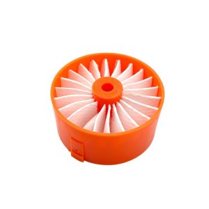 Orange and white paper shredder cartridge for business mailing and packaging, circular shape with central hole, used for protective mailers and parcels, product image from Syndmart.