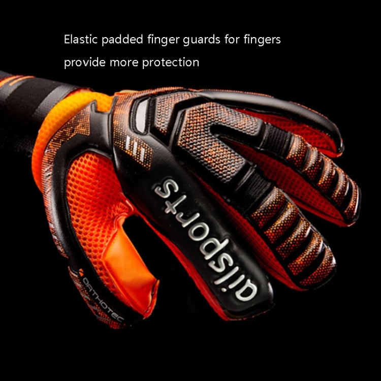 Ailsports ST5511 Goalkeeper Gloves | Ultimate Protection for Thicken Latex Fingers (1 Pair) 4 Ailsports St5511 Goalkeeper Gloves | Ultimate Protection For Thicken Latex Fingers (1 Pair) - Image 4
