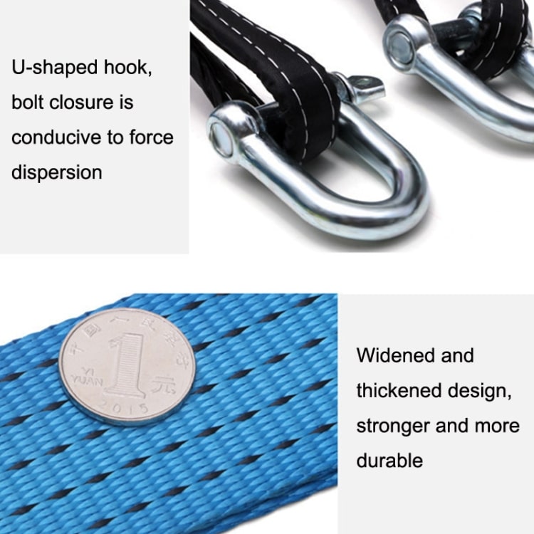 5m Off-Road Vehicle Tow Rope - Heavy-Duty and Reliable Solution 5 5M Off-Road Vehicle Tow Rope - Heavy-Duty And Reliable Solution - Image 5