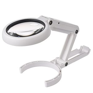 5X / 11X USB Charging LED Handheld Magnifier - Illuminate & Magnify with Precision