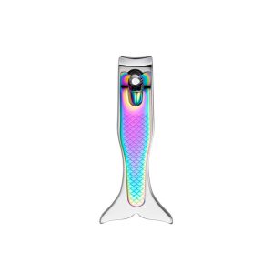 Mermaid Gradient Titanium Nail Clipper - Small & Stylish Art Tool