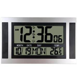 Sleek LCD Wall Clock - Large Screen, Modern Minimalist Design, Stylish Look