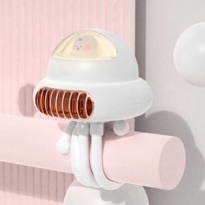 Stroller Portable Octopus Bladeless Fan - Silent & Multi-Function