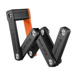 WEST BIKING Lightweight Folding Chain Lock - Anti-Theft Security Solution