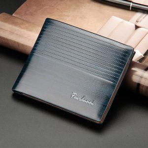 Baellerry KL017 Men's Casual Short Embossed Horizontal Wallet - Stylish & Functional