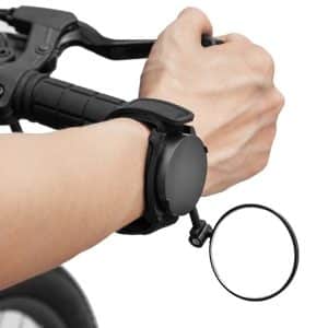 360° Rotating Bicycle Rearview Mirror with Wristband - Safe Cycling Companion