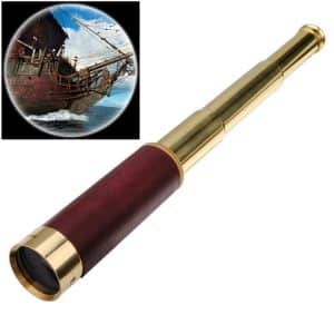 32x25 Pirate High Power Monocular - Pocket Telescope for Adventurers