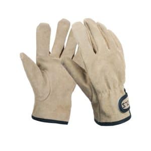 Cowhide BBQ Gloves for Outdoor Cookouts - Ultimate Heat Resistance Suitability