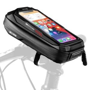 WILD MAN X3 0.5L EVA Hard Shell Bike Phone Bag • Touch Screen • Bicycle Accessory