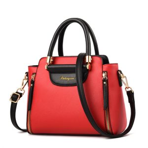 TFZ 572 PU Contrast Color Ladies Handbag - Stylish PU Material, Vibrant Design