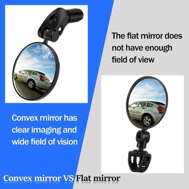 360° Rotating Bicycle Convex Rearview Mirror - Enhanced Visibility & Safety 4 360° Rotating Bicycle Convex Rearview Mirror - Enhanced Visibility &Amp; Safety - Image 4
