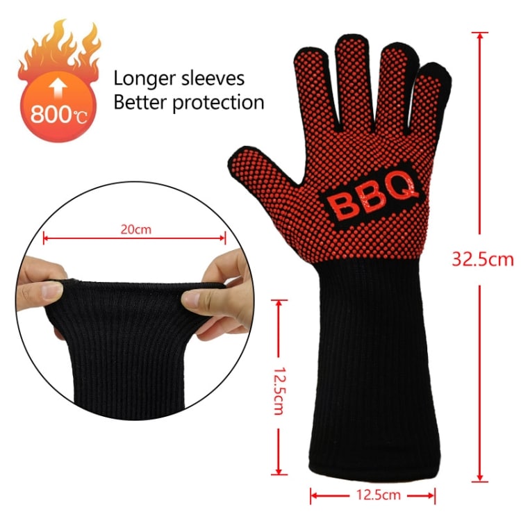 Ultimate BBQ Armor: Heat-Resistant Silicone Anti-Scald Gloves 3 Ultimate Bbq Armor: Heat-Resistant Silicone Anti-Scald Gloves - Image 3