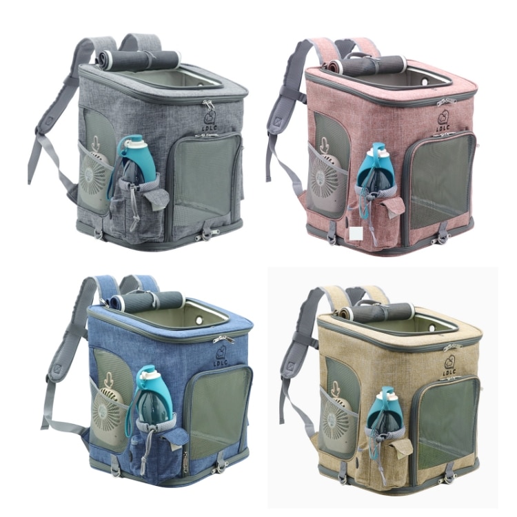 LDLC Foldable & Breathable Pet Backpack - Portable & Convenient 2 Ldlc Foldable &Amp; Breathable Pet Backpack - Portable &Amp; Convenient - Image 2