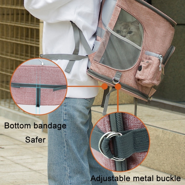 LDLC Foldable & Breathable Pet Backpack - Portable & Convenient 6 Ldlc Foldable &Amp; Breathable Pet Backpack - Portable &Amp; Convenient - Image 6