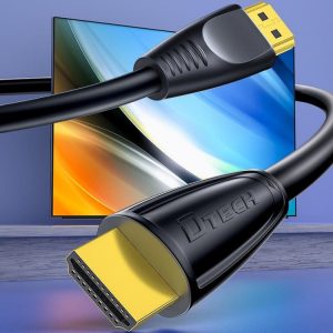 DTECH HDMI 2.0 HD Cable - 4K 60Hz • Crystal Clear Viewing for Computer TV