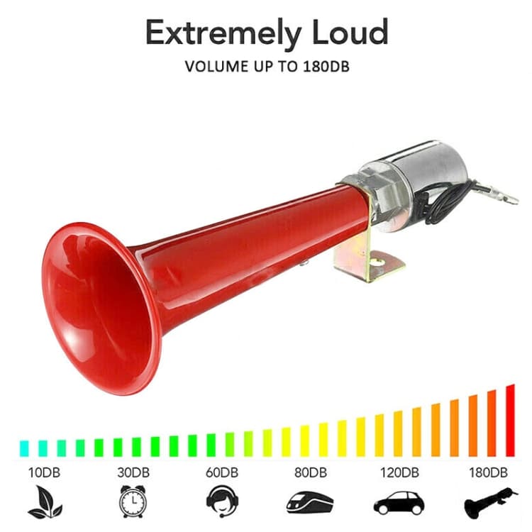 180DB Super Loud Car Air Horn Bird Call Single Pipe Air Whistle Horn 6 180Db Super Loud Car Air Horn Bird Call Single Pipe Air Whistle Horn - Image 6
