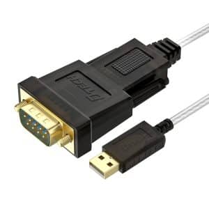DTECH DT-5002A 1.8m USB To RS232 Serial Adapter for Reliable COM Port Connection