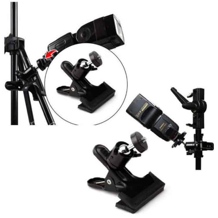 Flash Metal Bracket Clamp Gimbal - Securely Grip Your Device (2 PCS) 5 Flash Metal Bracket Clamp Gimbal - Securely Grip Your Device (2 Pcs) - Image 5