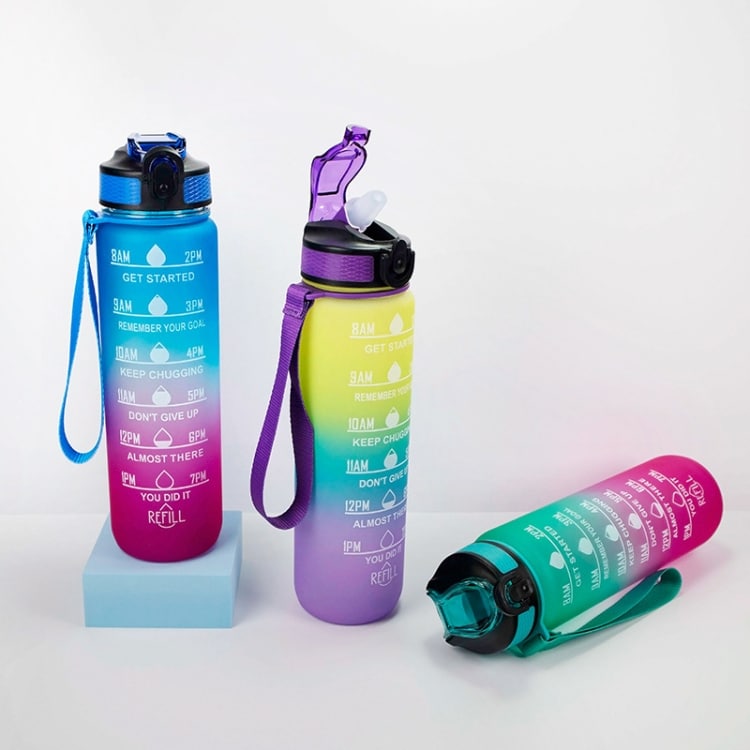 1000ml Gradient Space Cup Sports Bottle with Bounce Lid and Straw • Stay Hydrated in Style 4 1000Ml Gradient Space Cup Sports Bottle With Bounce Lid And Straw • Stay Hydrated In Style - Image 4