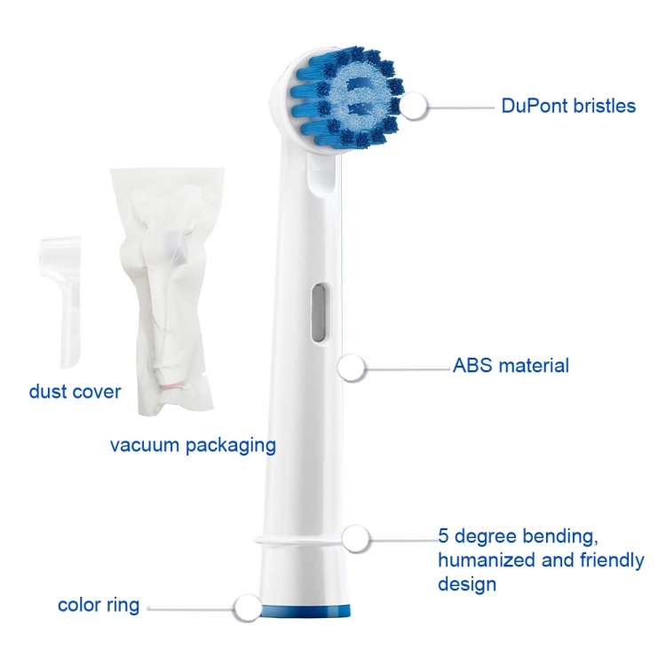 Oral-B Electric Toothbrush Replacement Heads - Full Compatibility, 2 PCS 6 Oral-B Electric Toothbrush Replacement Heads - Full Compatibility, 2 Pcs - Image 6