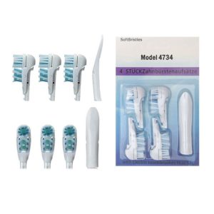 Oral B Electric Toothbrush Head Set - 4 PCS for 3733 4732 4734 • Multi-directional