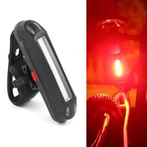 Stay Safe with LED Rechargeable Bike Tail Light - Illuminate Your Path