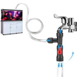 Aquarium Water Changing Pump Faucet System Compatible with GYHS-03 Fish Tank