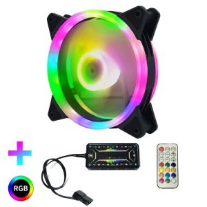 RGB CPU Cooler with Luminous Radiator - Enhance Your PC's Performance & Style