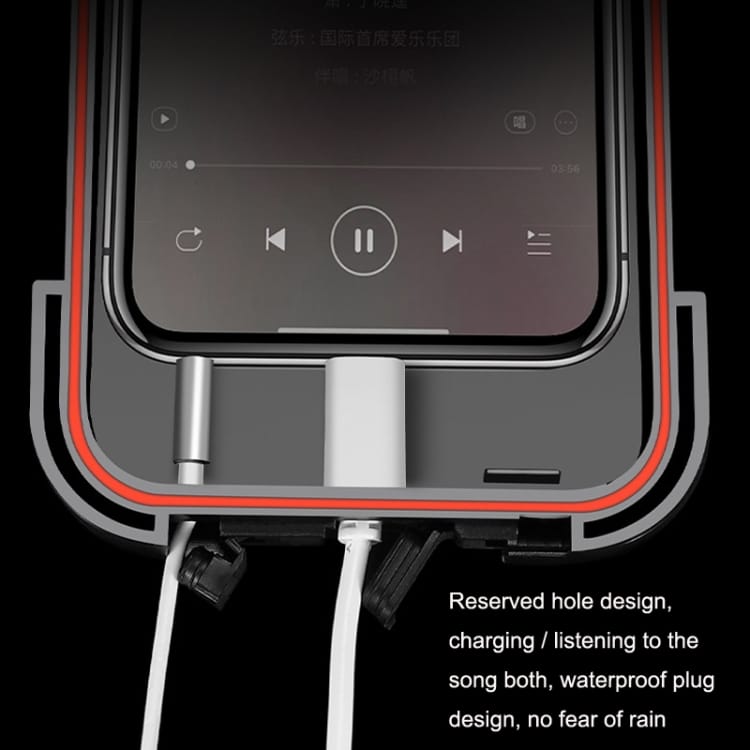 WEST BIKING Waterproof Phone Bracket for Shockproof Bicycle Riding 4 West Biking Waterproof Phone Bracket For Shockproof Bicycle Riding - Image 4