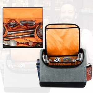 Travel in Style with the Portable Ultimate Bartender Kit Bag - On-The-Go Organizer