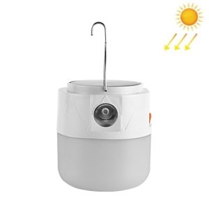 105 Solar Rechargeable LED Bulb Light with Flashlight - Ideal for Camping & Emergencies