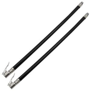 2 PCS Bike Car Tire Rubber Tube Pump Nozzles Kit - Fast Inflation & Easy Use