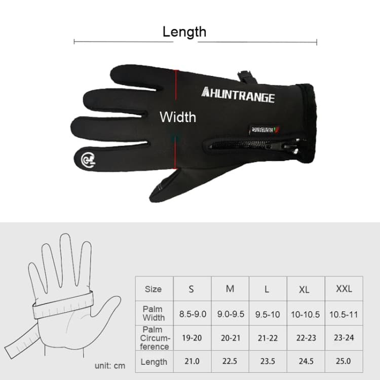 HUNTRANGE A022 Waterproof Touch Screen Riding Gloves - Keep Warm Outdoors 6 Huntrange A022 Waterproof Touch Screen Riding Gloves - Keep Warm Outdoors - Image 6