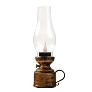 Vintage Christmas Luminous Kerosene Oil Lamp Decor - Retro Simulation Décor