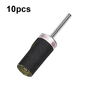 10-piece black roller with metallic handle, used for industrial and construction projects.